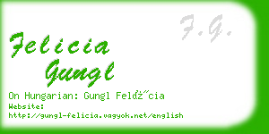 felicia gungl business card